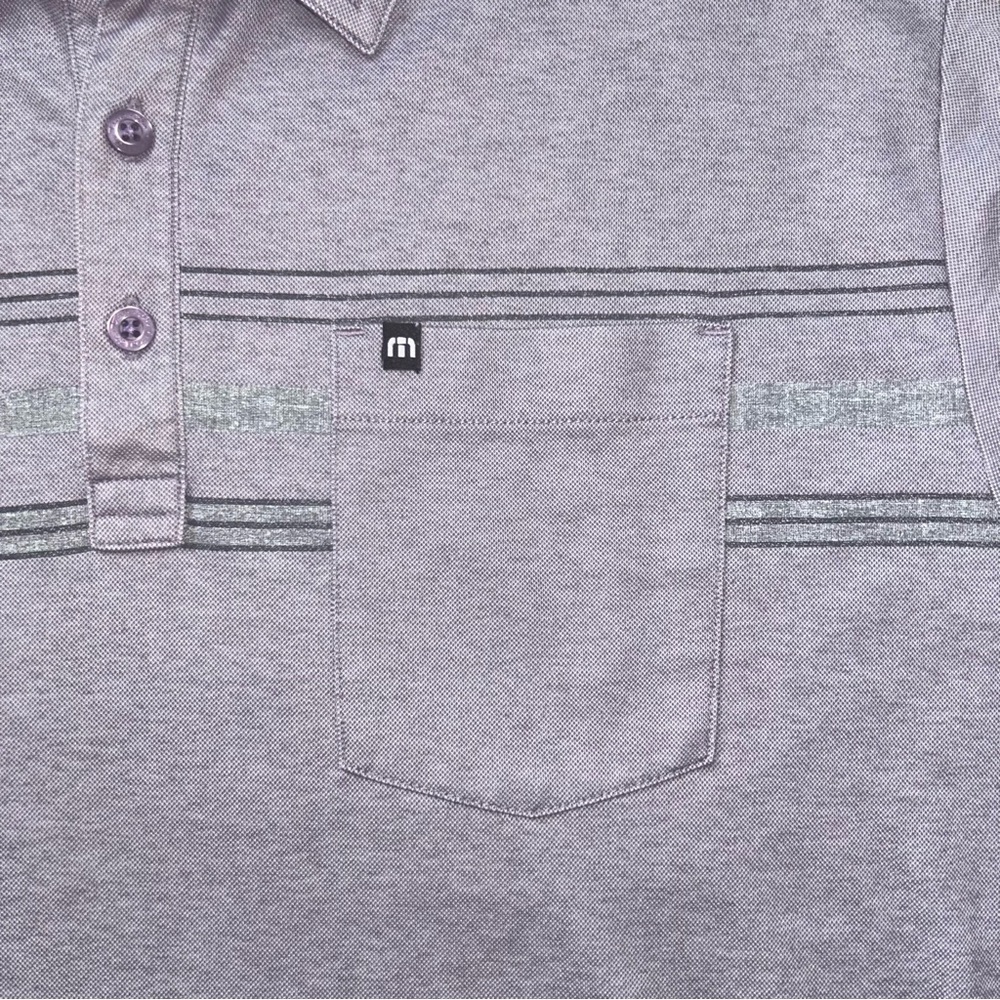 Travis Mathew Light Purple And Gray Short Sleeve Polo
Men’s L The Ledges Golf - Picture 3 of 8